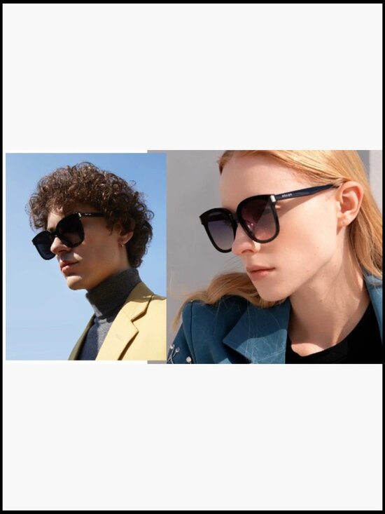 Classic Square Polarized Sunglasses with Nylon HD Lenses